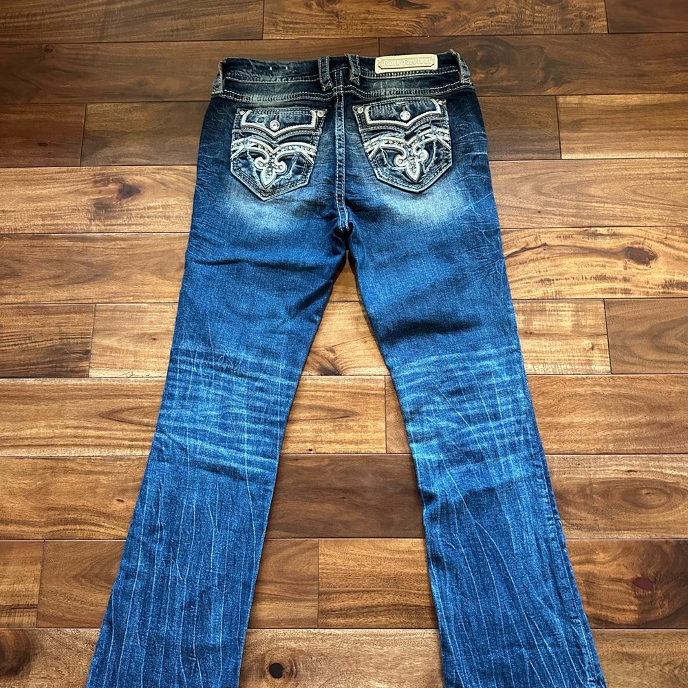 Rock Revival Dark Blue Boot Cut Jeans